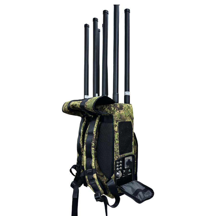 Camouflage Drone Backpack with 8 Jamming Ways