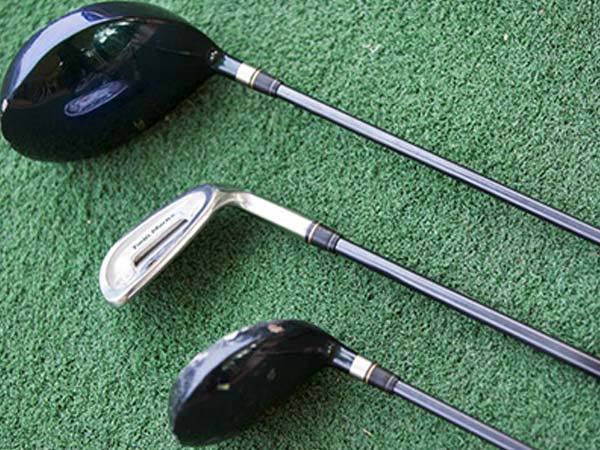 What is the basic coating process of golf club equipment