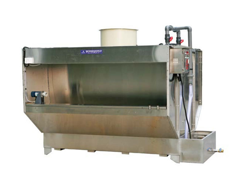 T62-Stainless steel double-sided spraying cabinet