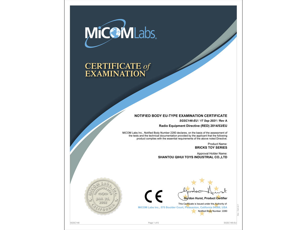 SGSC146 EU Cert