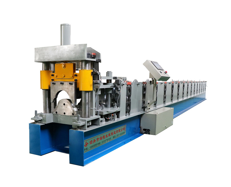 Metal Roof Tile Ridge Cap Colour Coated Tile Roll Former Forming Pressing Making Machine