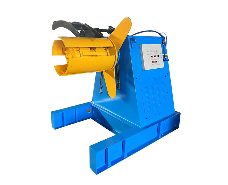 Decoiler using together with roll forming machine Decoiler using together with roll forming machine