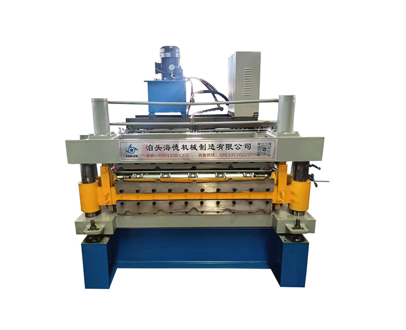 840 900 Double Layer Forming Machine Double Deck Roll Forming Machine