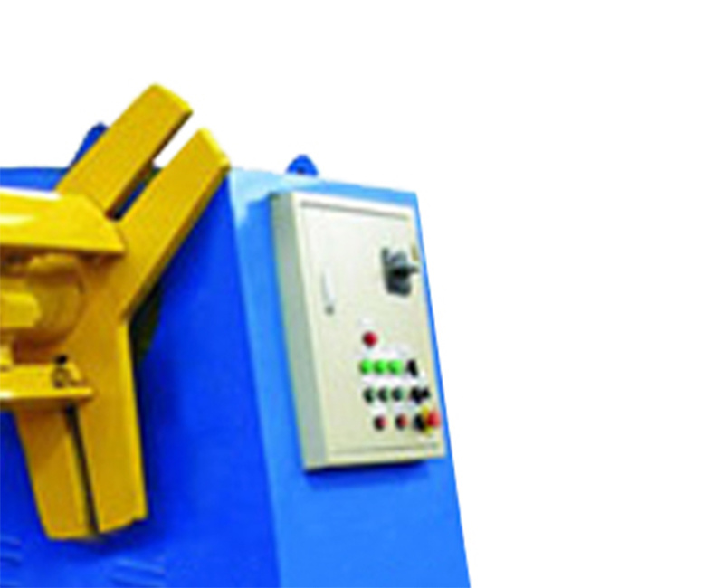Automatic sheet metal unwinding machine for rewinding Automatic sheet metal unwinding machine for rewinding