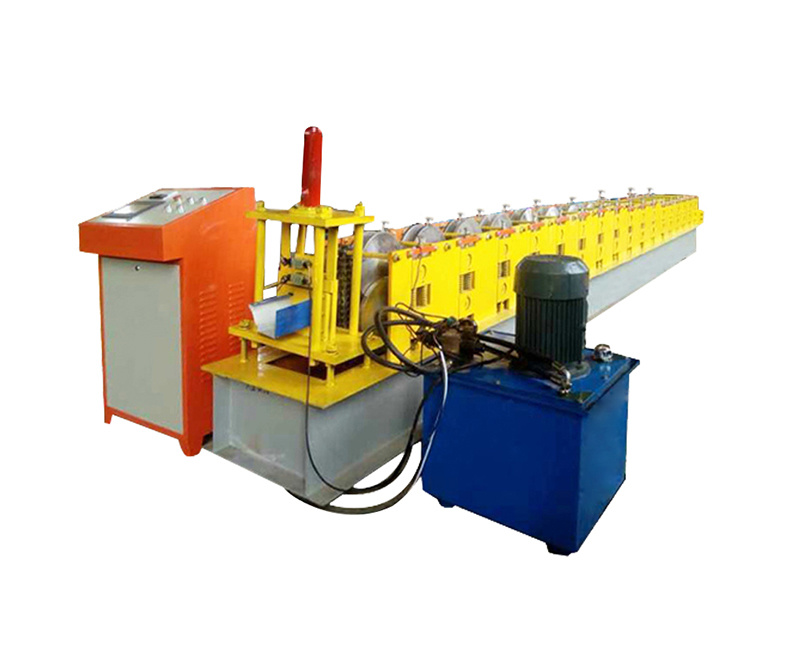 Metal rain gutter steel roll forming making machine Metal rain gutter steel roll forming making machine