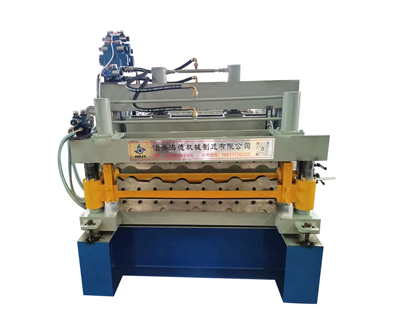 800 900 Metal Double Layer Steel Roll Forming Machine