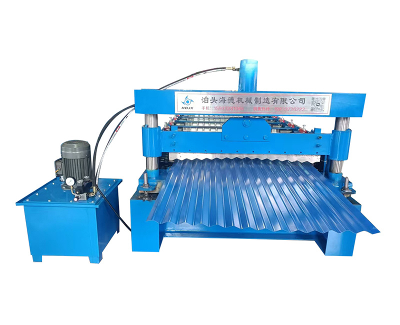850 Water Wave Tile Roll Forming Machine