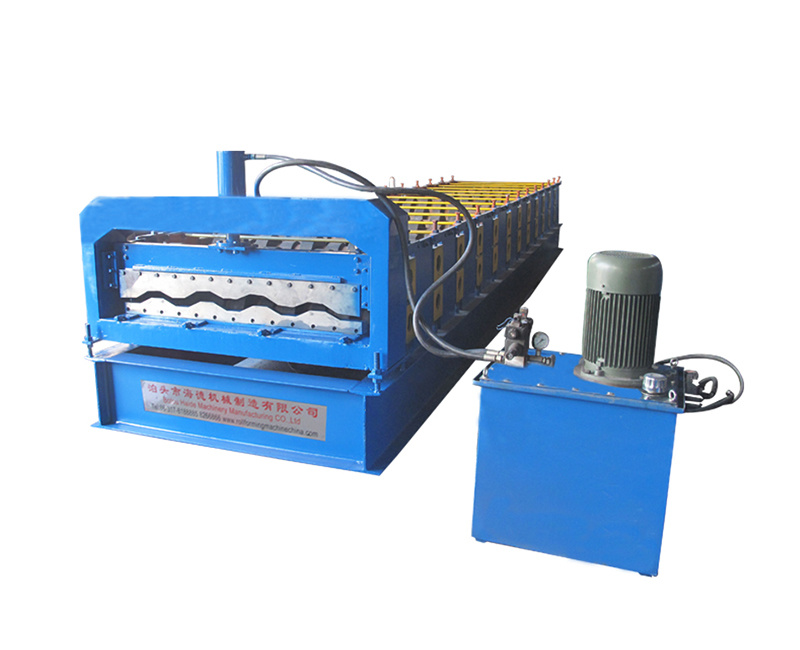 Container panel forming machine