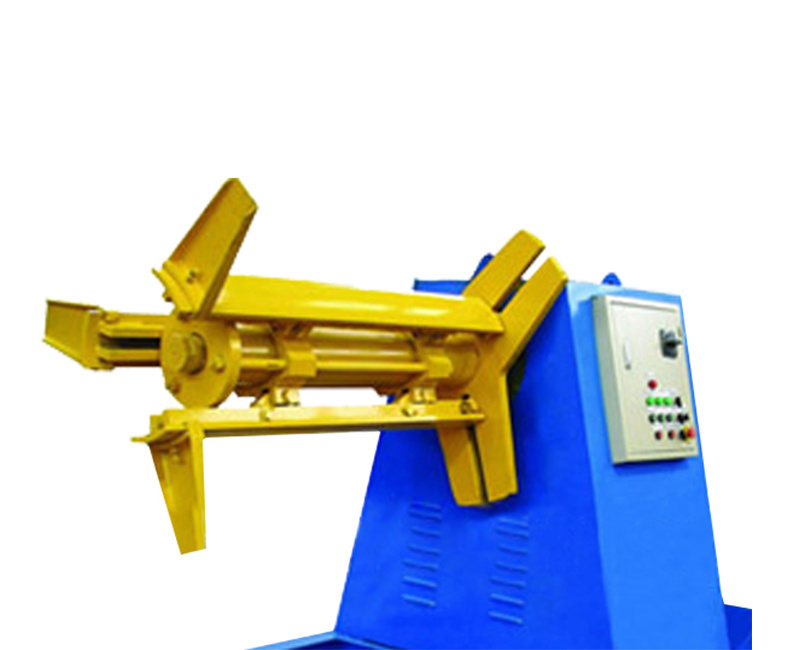Automatic sheet metal unwinding machine for rewinding Automatic sheet metal unwinding machine for rewinding