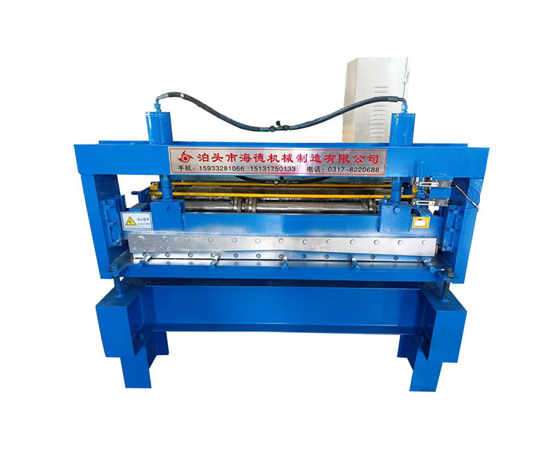 Steel profile strip slitting machine levelling and cutting machine