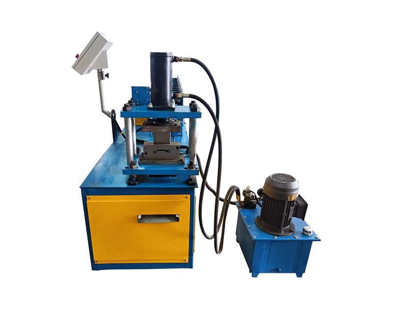 Rolling shutter door forming machine