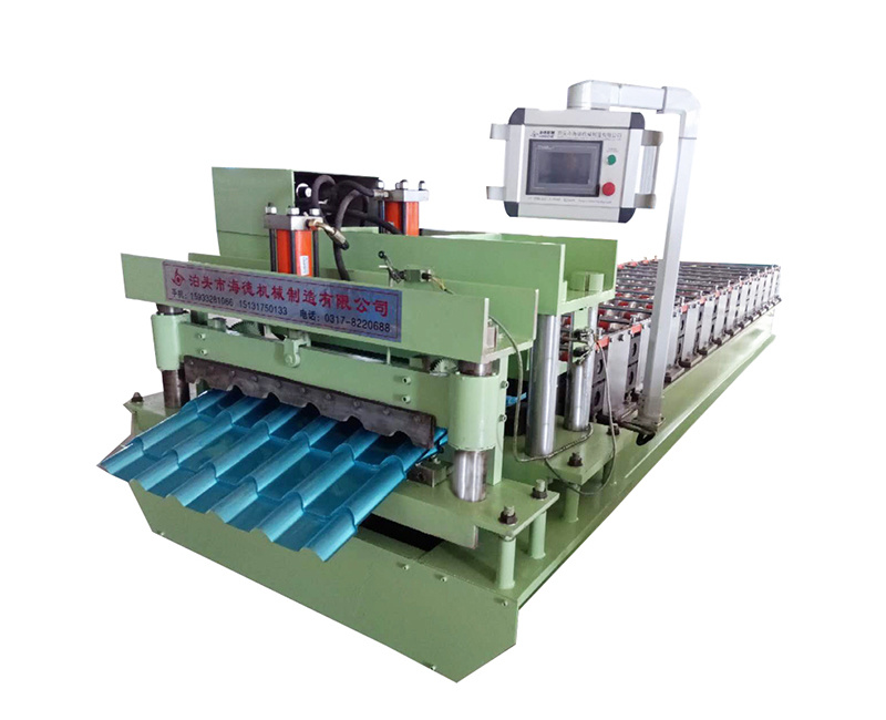 800 Metal Iron Sheet Roof Tile Roll Forming Machine