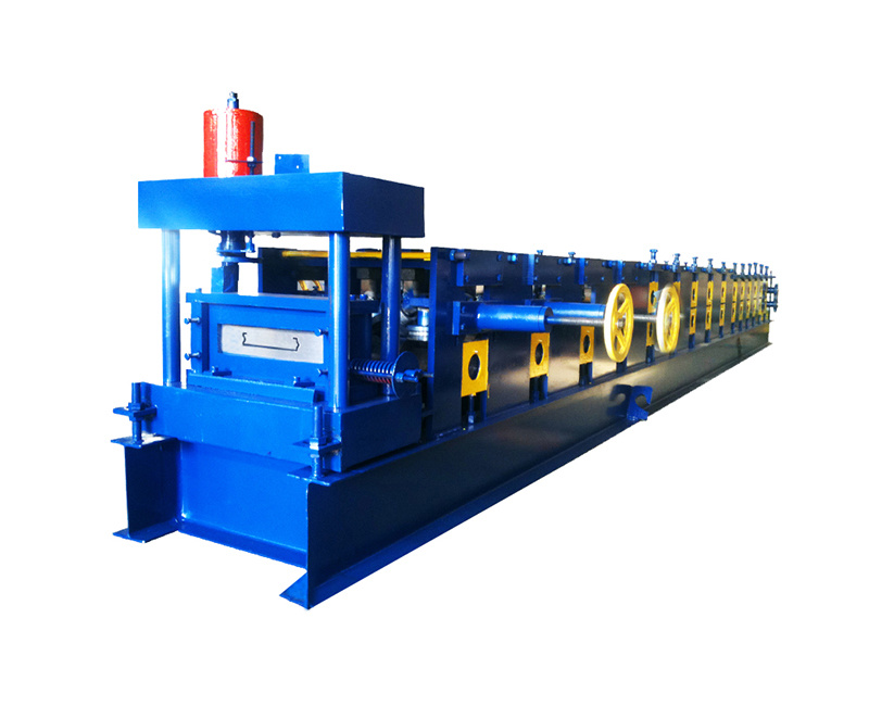 C-shaped steel forming machine and pressing machine