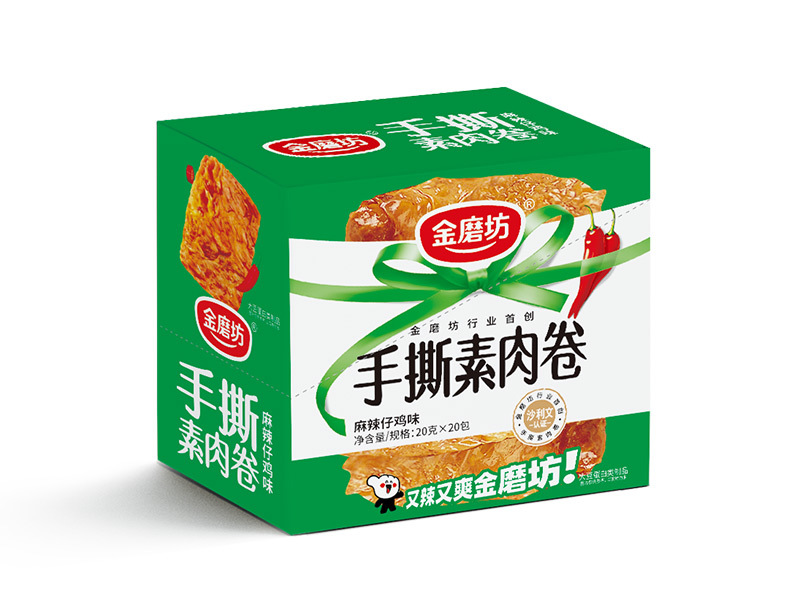 Hand-torn vegetarian meat roll (spicy chicken flavor) 20g * 2