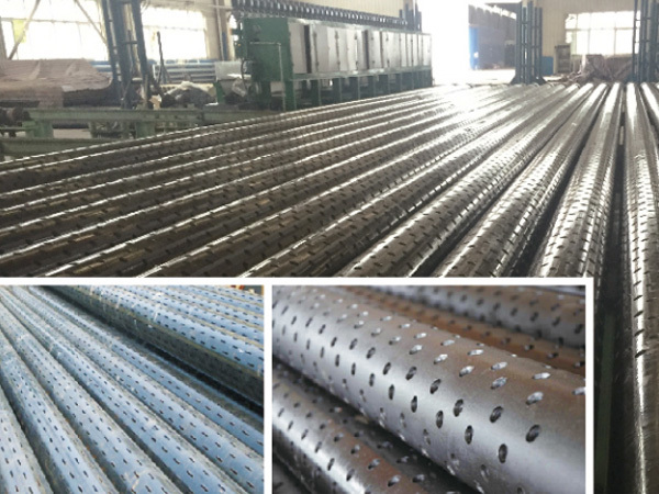 Slotted screen pipe