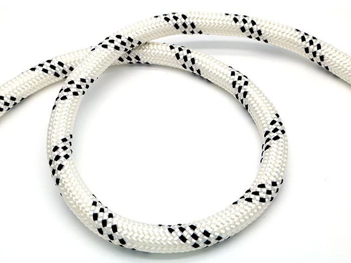32-strand polyester double braided rope black uniform