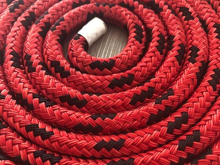 16-strand polyester double braided traction yacht mooring rope