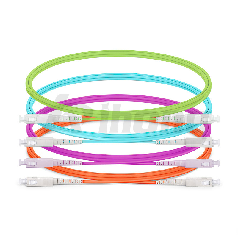 SC-SC indoor multimode single-core fiber optic patch cord