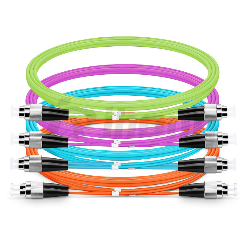 FC-FC indoor multimode duplex fiber optic patch cord