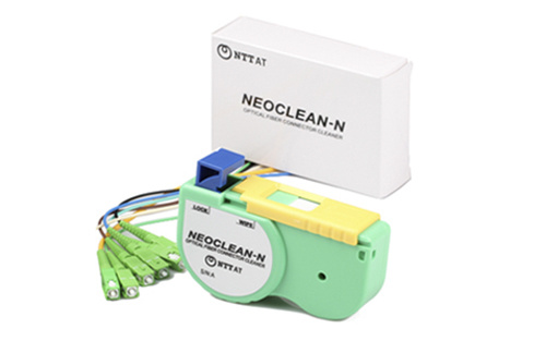 Optical fiber cleaning box