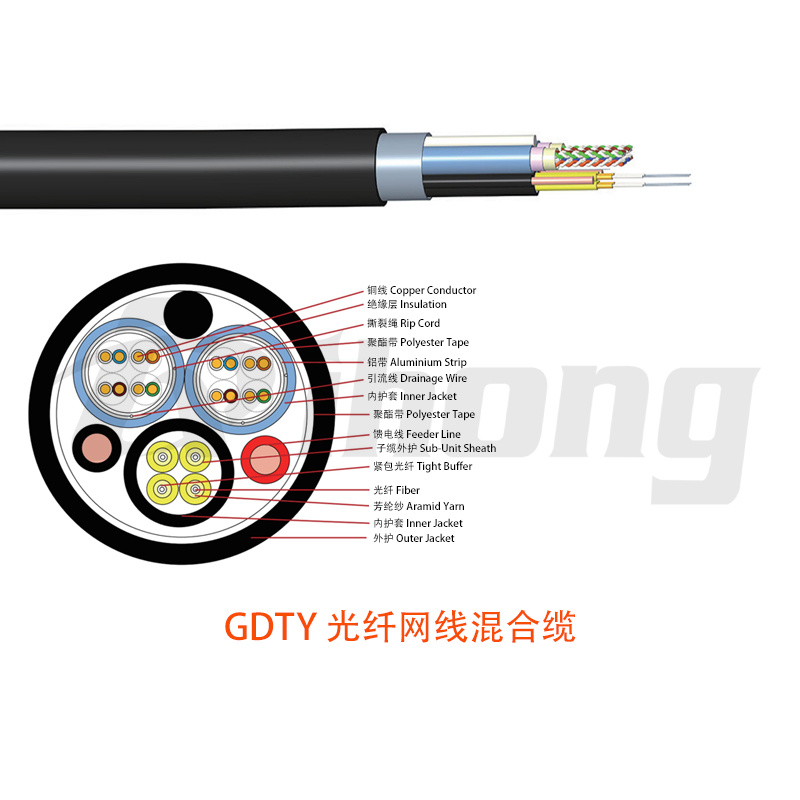GDTY 光纤网线混合缆