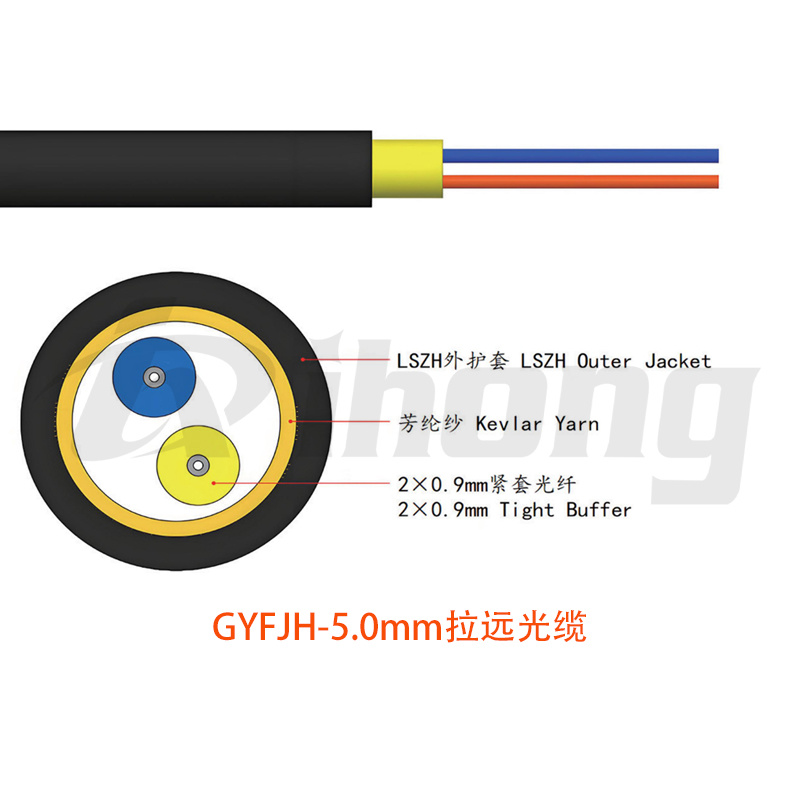 GYFJH-5.0mm拉远光缆