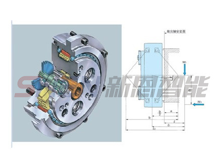 Rigid test bench for deceleration and torque reduction