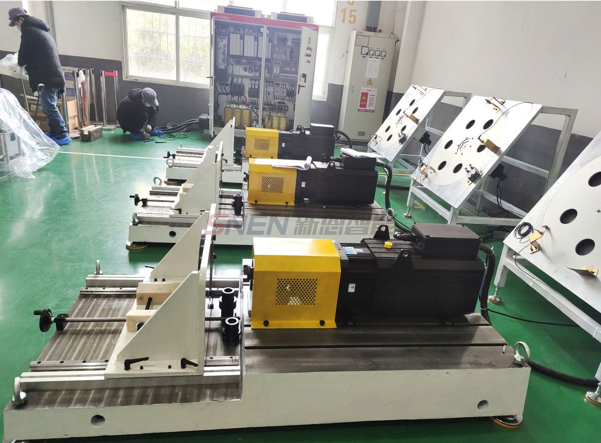 Variable slurry production line loading test bench