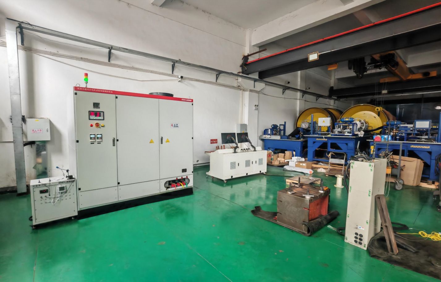 Intelligent control and measurement equipment for high-speed permanent magnet synchronous motor testing