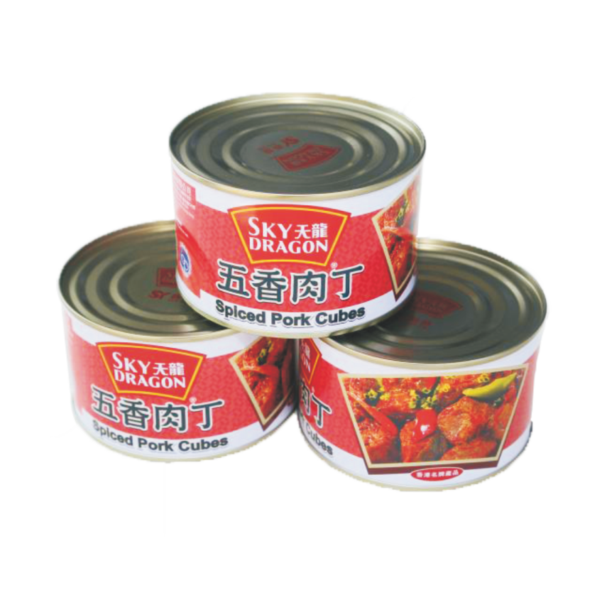 Five Flavored Diced Pork Canned