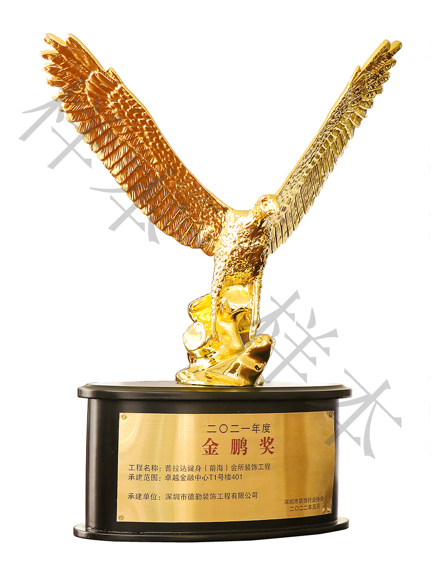 金鵬獎(jiǎng)獎(jiǎng)杯 普拉達(dá)健身會(huì)所 (前海店)