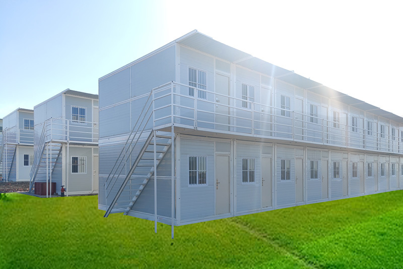 Folding two-story mobile home