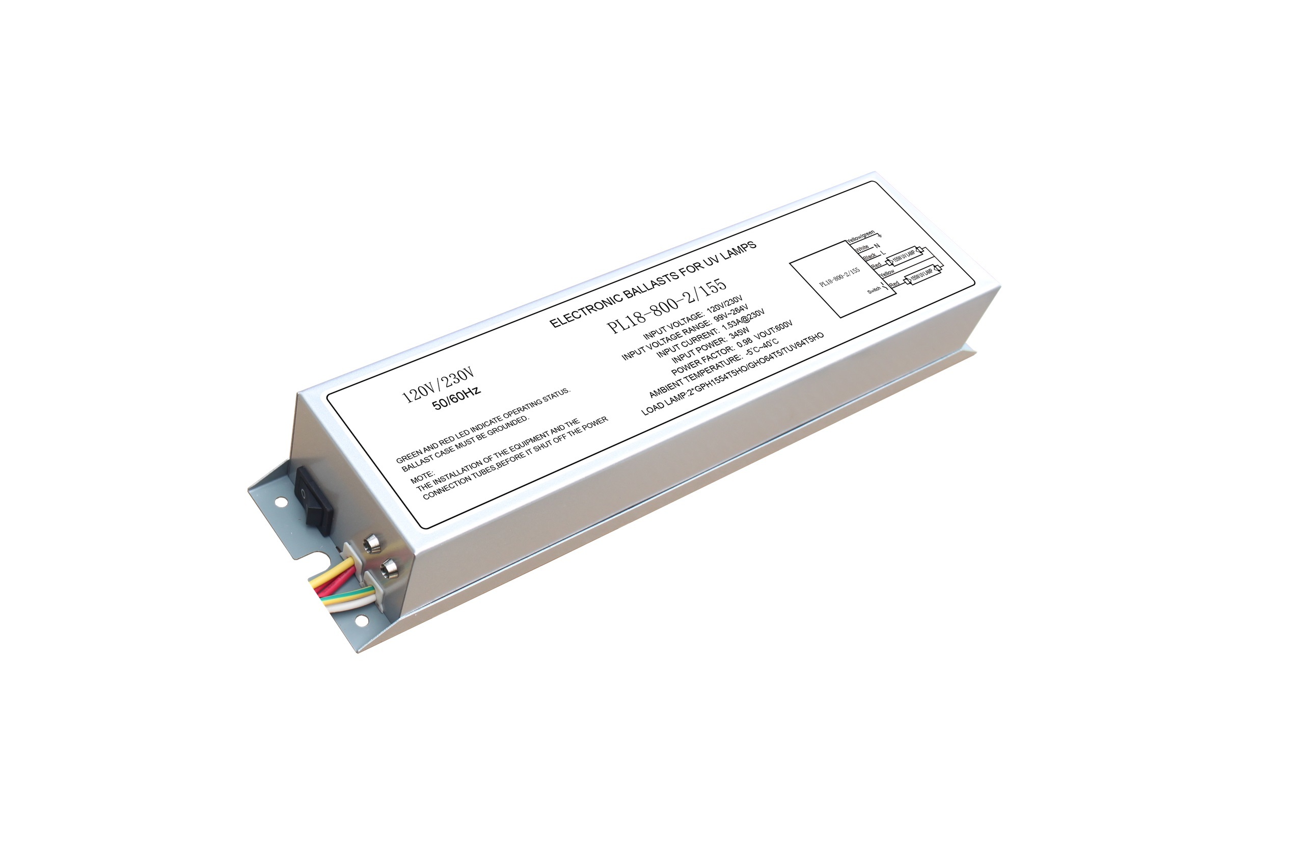 Ballasts PL18-800-2/155