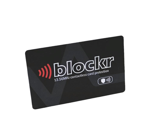 Shielding card (Shield Card) block card reading, to prevent theft of data