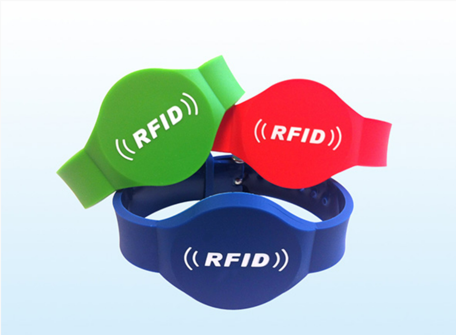 Silicone sports bracelet nfc wrist strap induction bracelet for ticket consumption smart management wristband