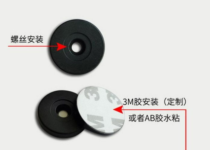 Schematic diagram of the use method of ABS anti-metal patrol label