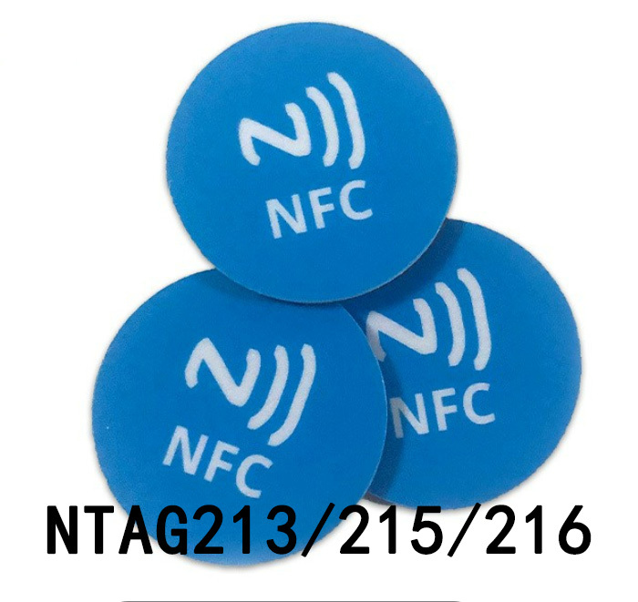 NFC tag NTAG213 chip circular printing