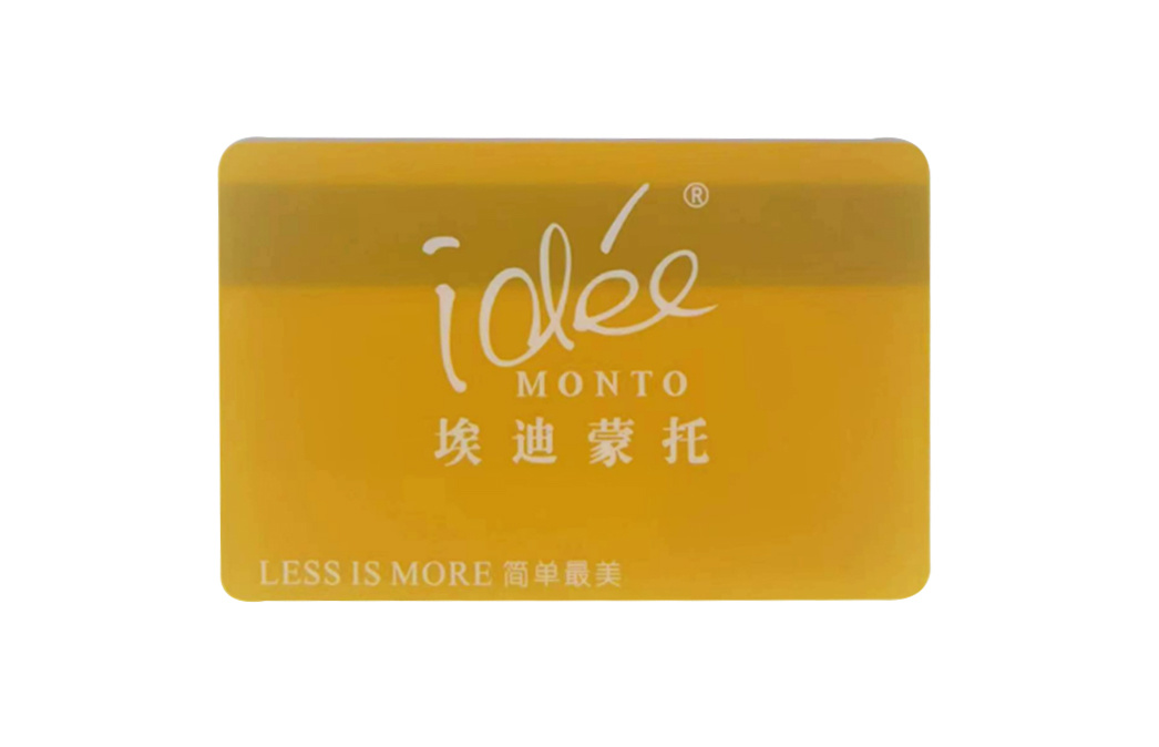Transparent card