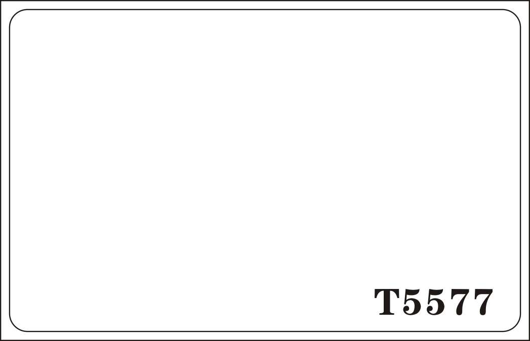 T5577 Neutral White Card