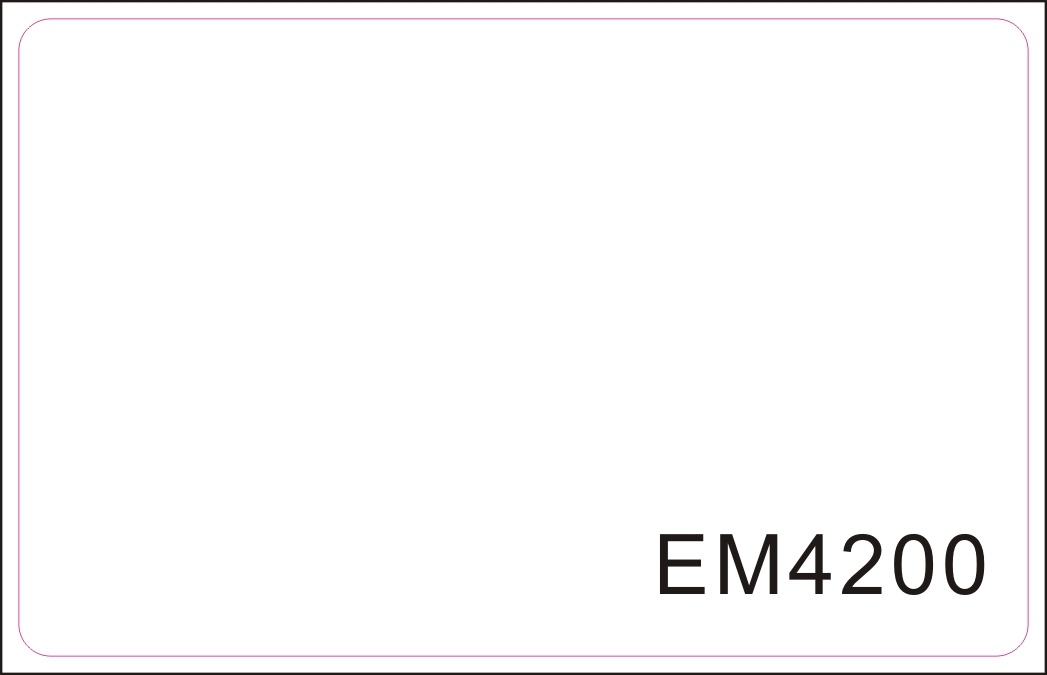 EM4200 Print White Card