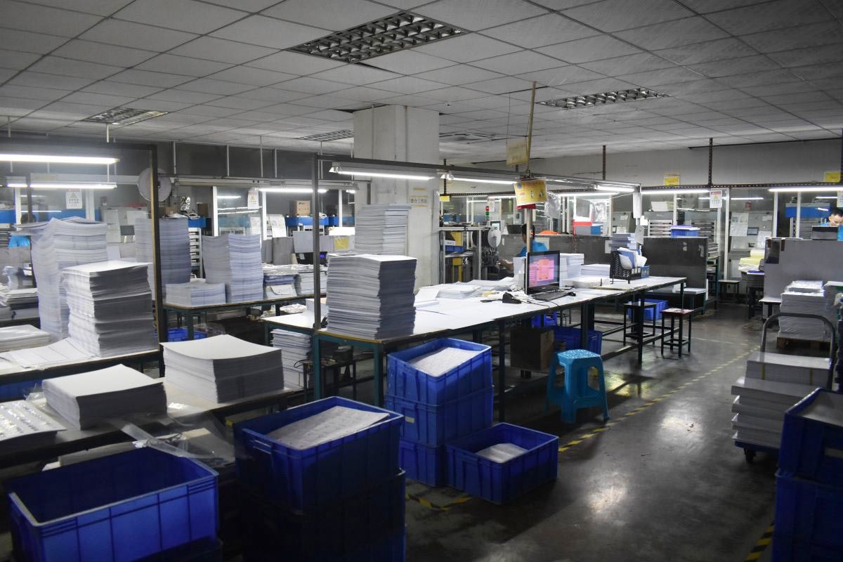 IC card lamination workshop IC card lamination workshop