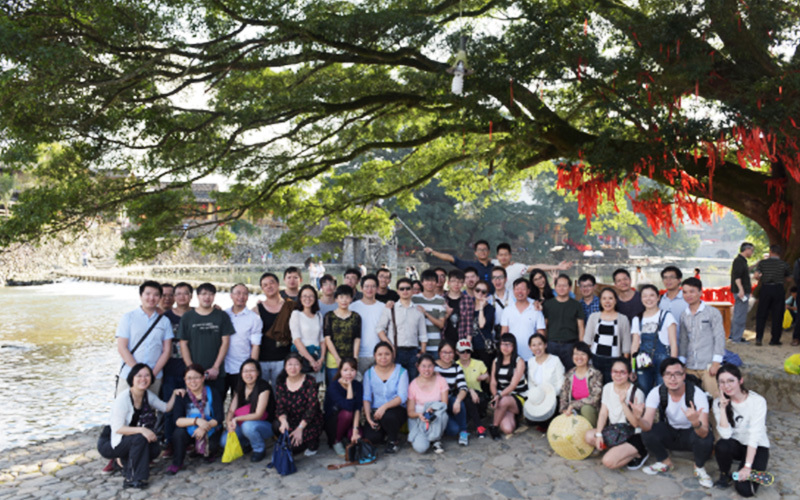 2015年員工福建合影