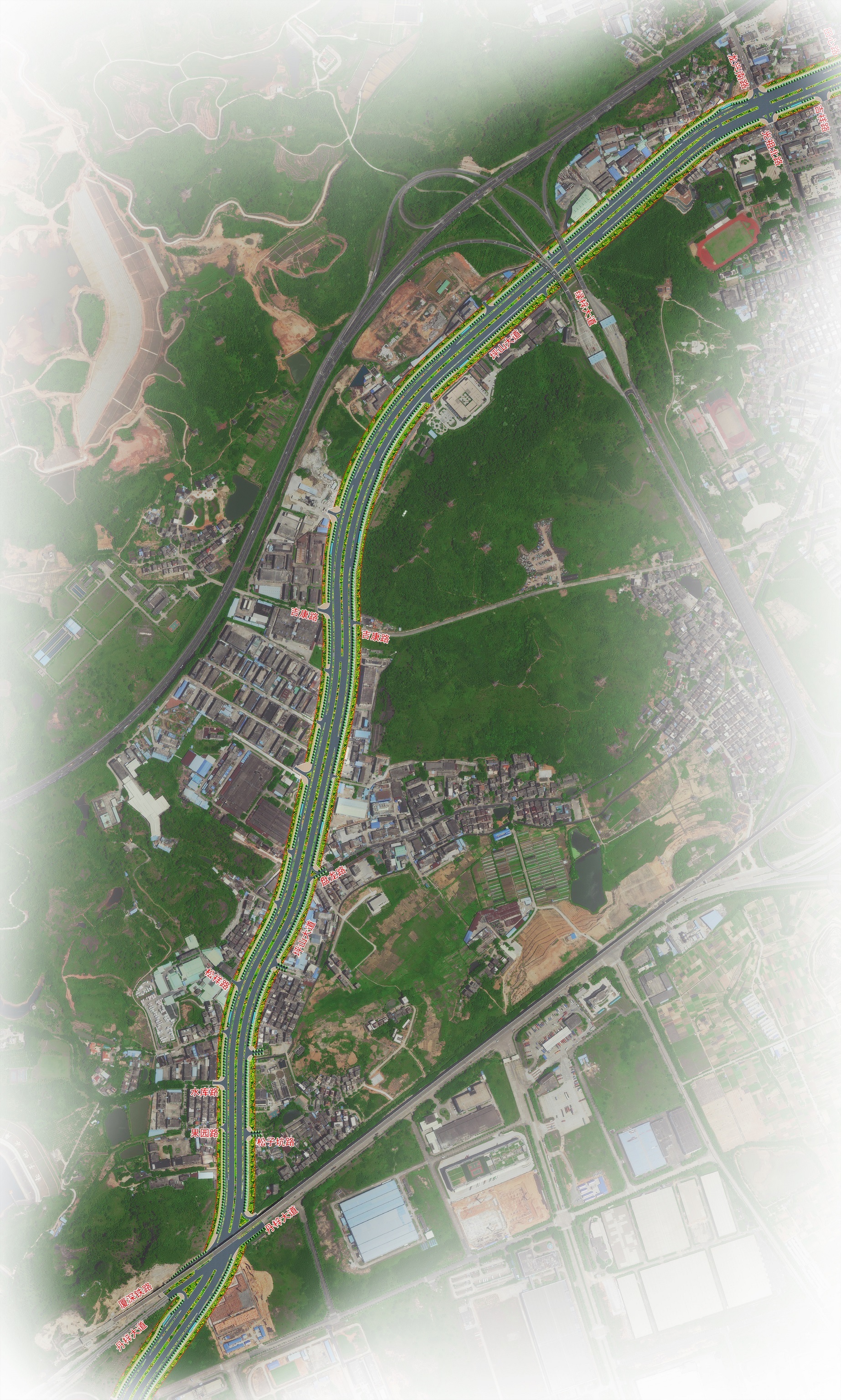 坪山大道綜合改造工程北段（丹梓大道-深惠邊界）