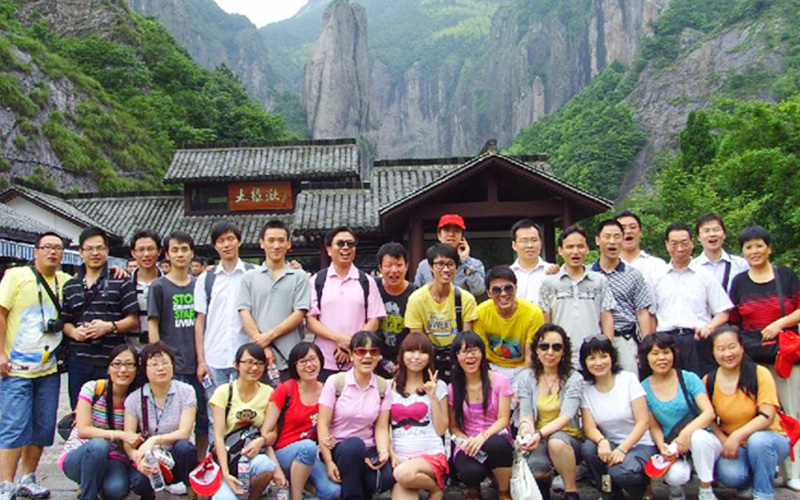  2009年大龍湫部分員工合影