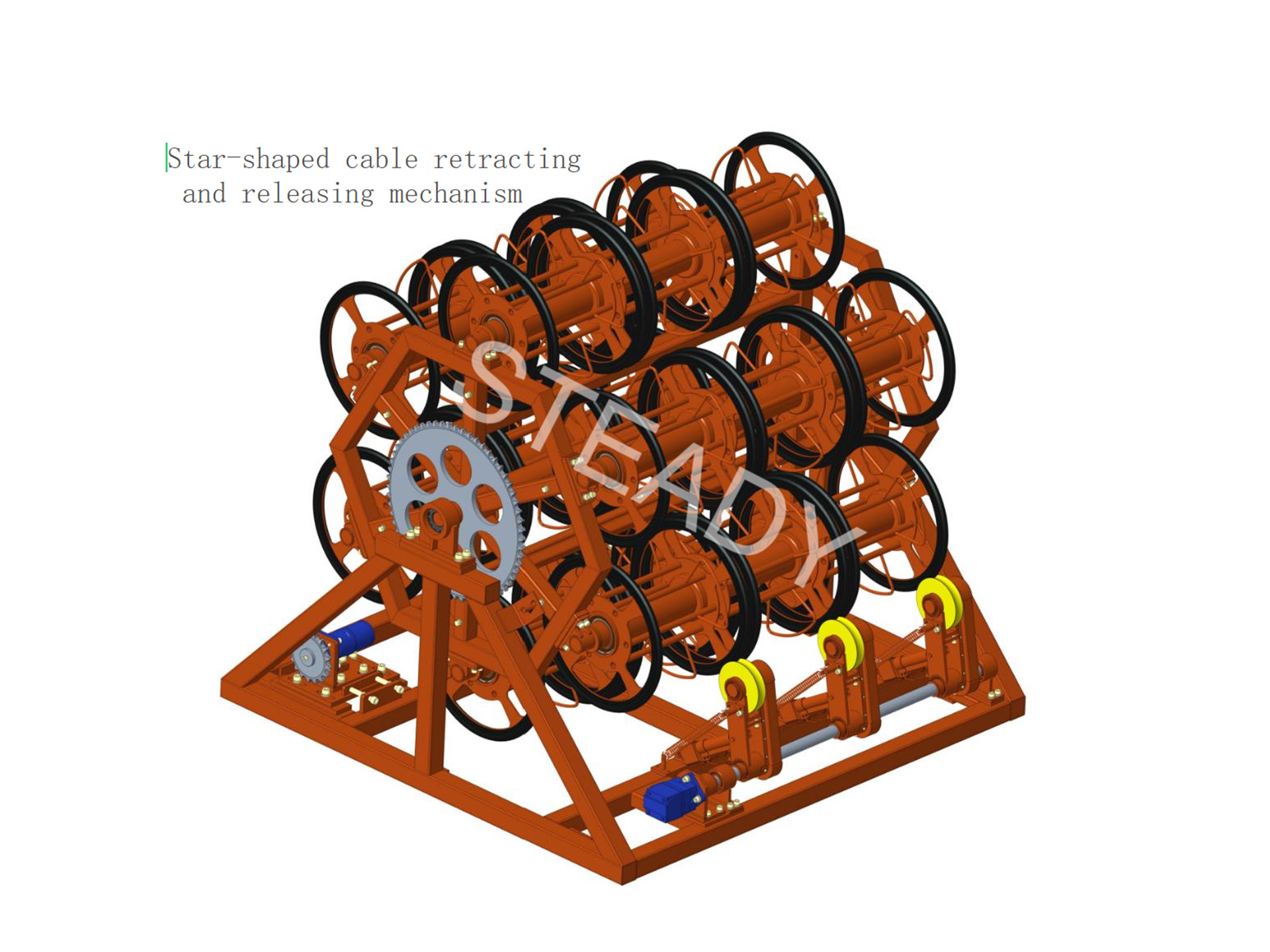 Hydraulic winch