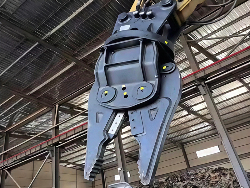 Single Hydraulic Cylinder Scrap Shear