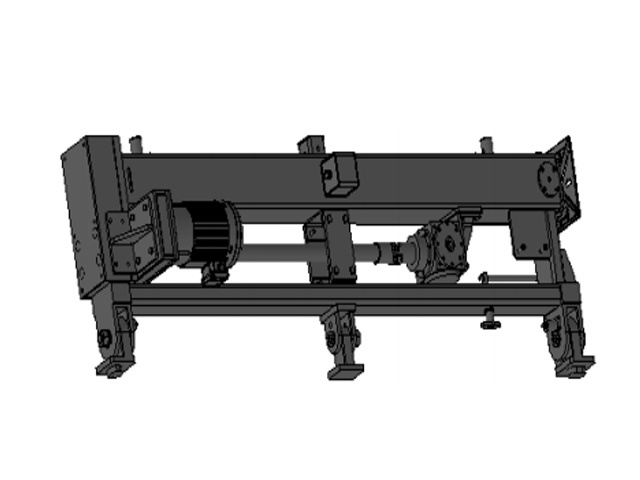 Manual rotating electric landing support legs