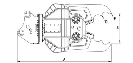 Single Cylinder Concrete Hydraulic Shear