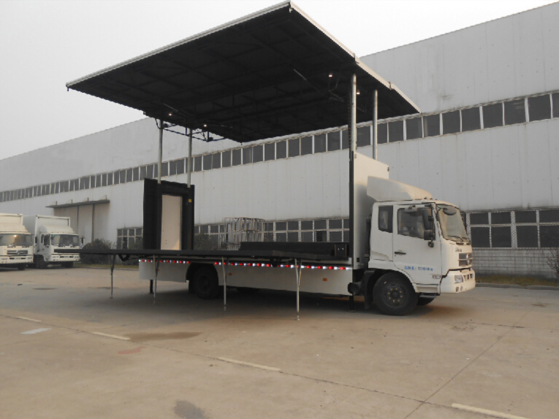 LED advertising vehicle hydraulic system