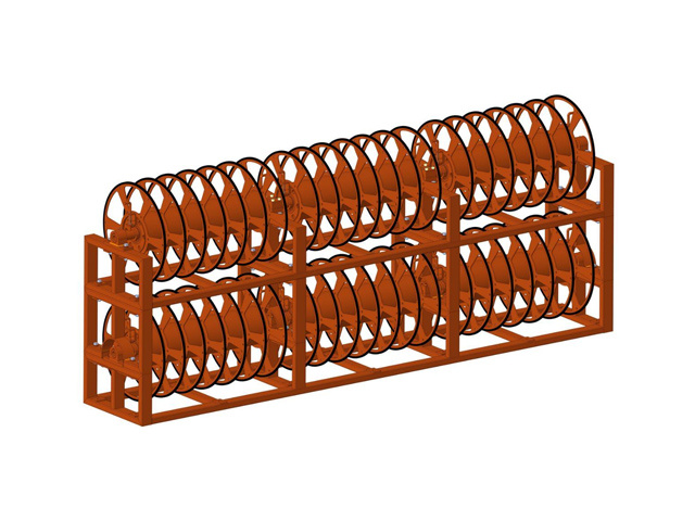 Manual cable reels